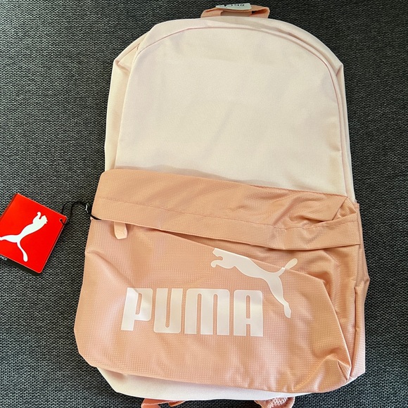 COPY - Puma Pink and Cream Backpack - Picture 1 of 2